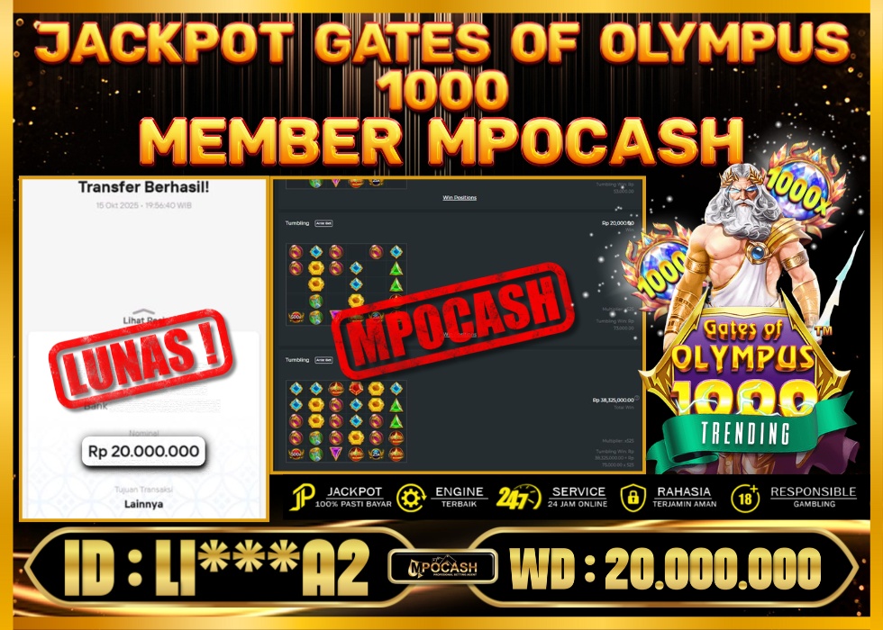 MPOCASH JACKPOT GATES OF OLYMPUS